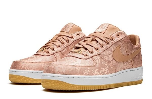 Replica Clot X Air Force 1 Low Premium “rose Gold Silk” - Image 4