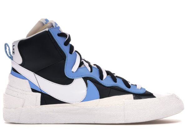 Nike Blazer Mid Sacai White Black Legend Blue - Image 2