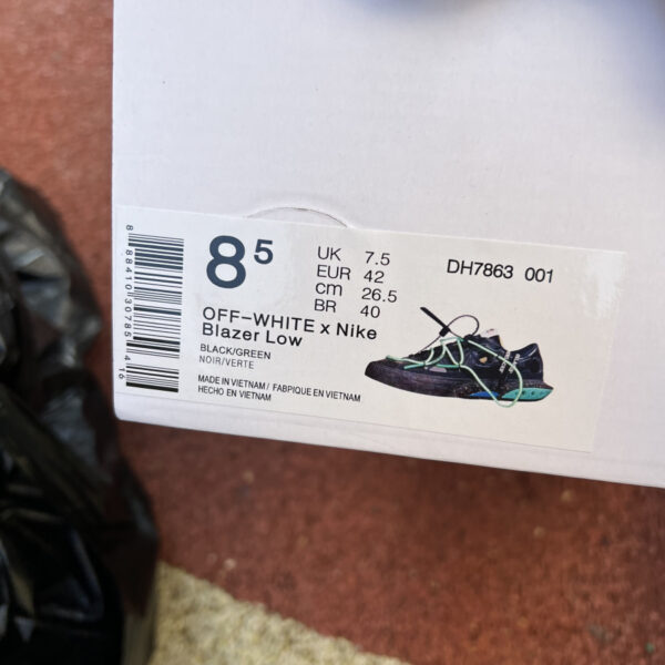 Nike Blazer Low 77off-white Electro Green - Image 3