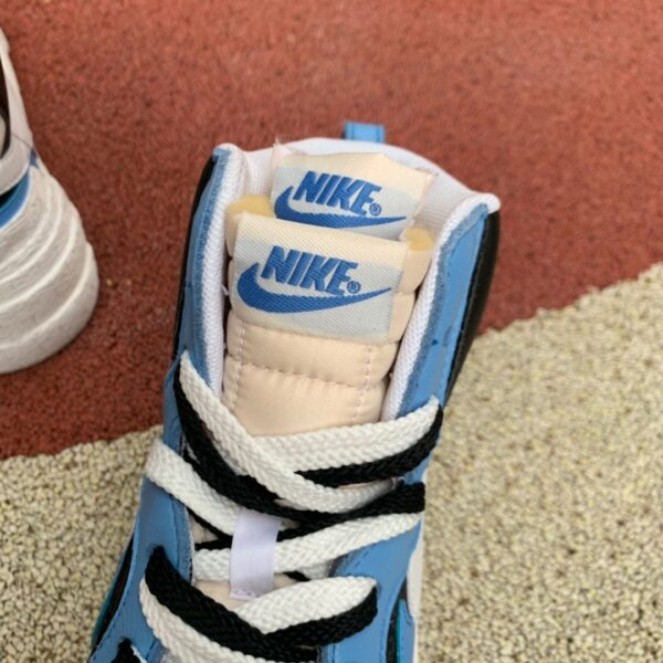 Nike Blazer Mid Sacai White Black Legend Blue - Image 5