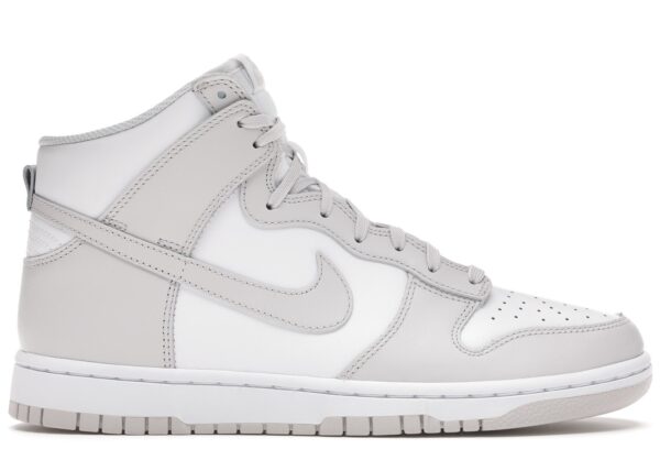 Nike Dunk High Retro White Vast Grey (2021) - Image 2