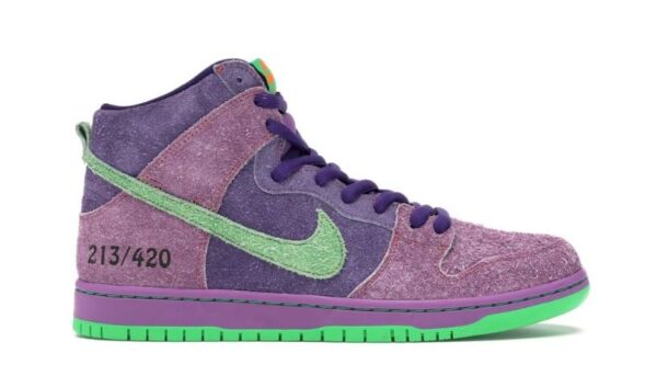 Nike Sb Dunk High Reverse Skunk 420 - Image 2