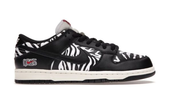 Nike Sb Dunk Low Quartersnacks Zebra - Image 2