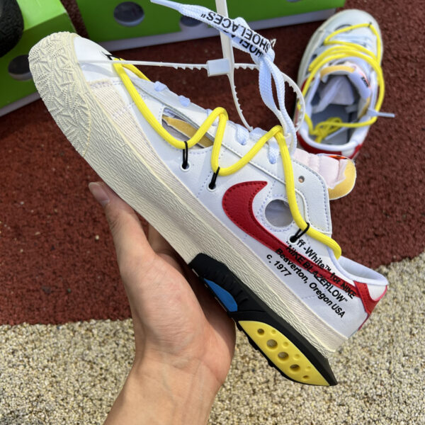 Off-white X Nike Blazer Low White - Image 3