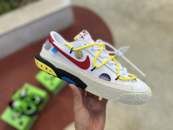 Off-white X Nike Blazer Low White - Image 4
