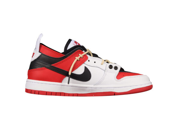 Air Jordan 1 Low Fantasy White Red Tie - Image 2