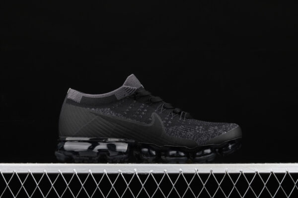 Nike Air Vapormax Flyknit Black Dark Grey - Image 7