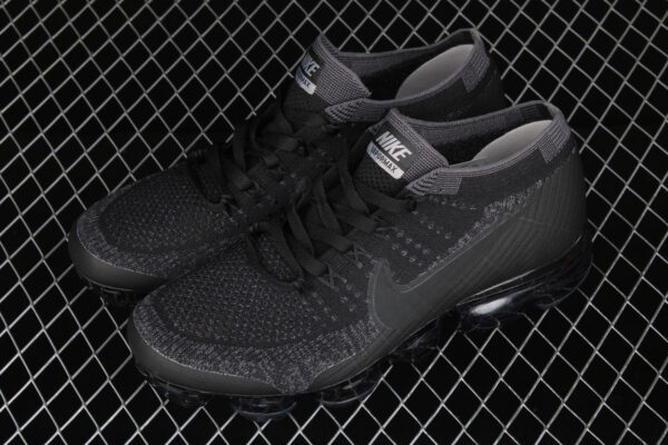 Nike Air Vapormax Flyknit Black Dark Grey - Image 2