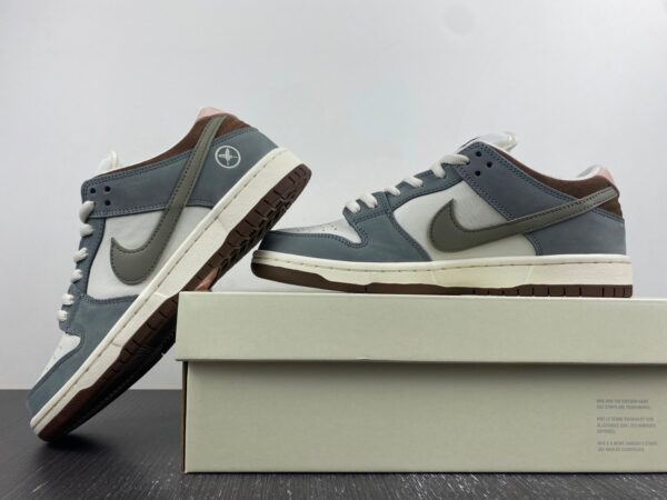 Nike Sb Dunk Low X Yuto Horigome Gray White - Image 7