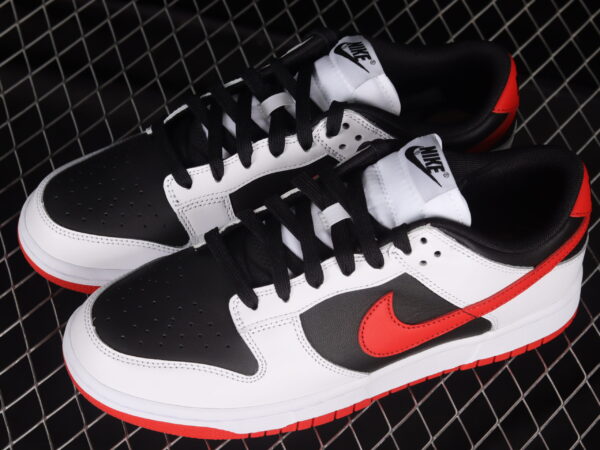 Nike Dunk Low Reverse Panda Red Swoosh - Image 7