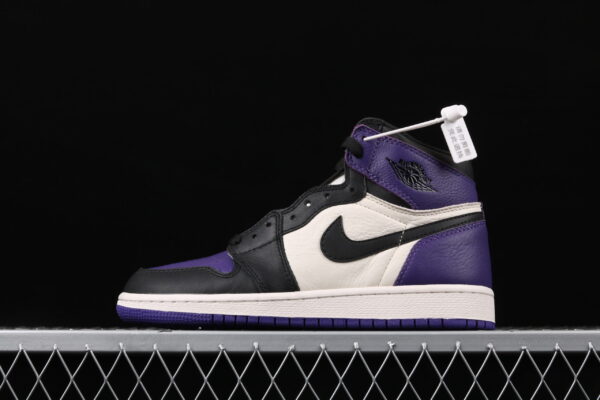 Jordan 1 Retro High Court Purple Black Toe - Image 9