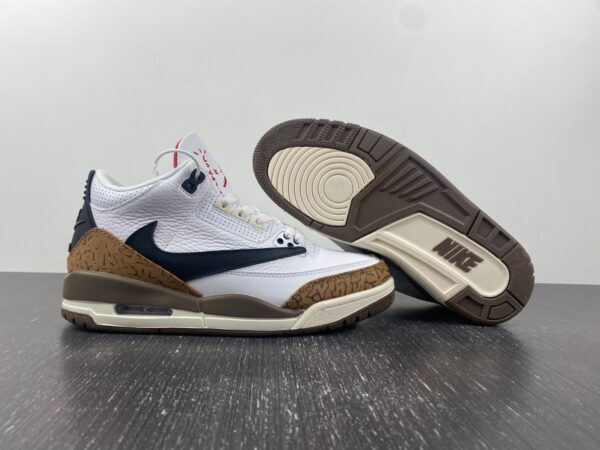 Travis Scott Jordan 3 Tan Brown - Image 5