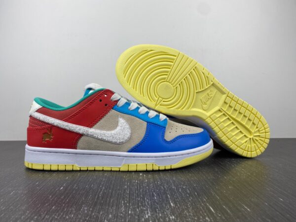 Nike Dunk Low Retro Prm Year Of The Rabbit Blue Orange Cream - Image 3