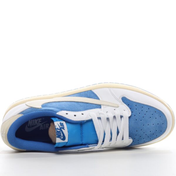 Jordan 1 Low Travis Scott White And Blue - Image 3