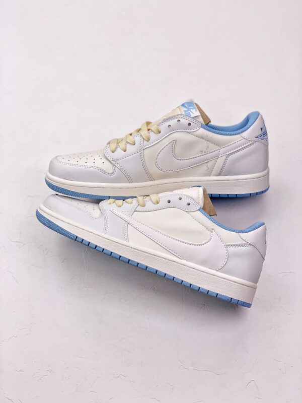 Travis Scott X Air Jordan 1 Low All White