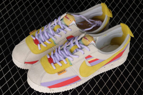 Union X Nike Cortez Yellow Purple Red - Image 5