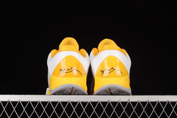 Nike Zoom Kobe 5 White Black Yellow - Image 5