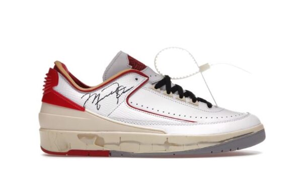 Jordan 2 Retro Low Sp Off-white White Red - Image 2