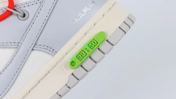 Off-white X Dunk Low ‘lot 23 Of 50’ Reps - Image 4