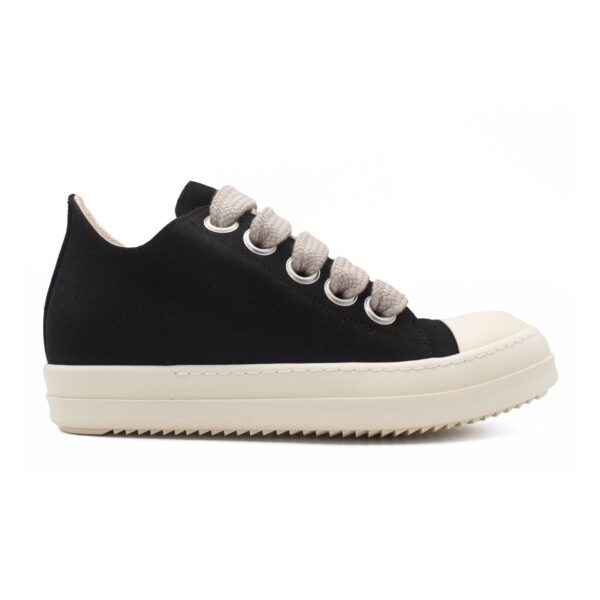 Rick Owens Drkshdw Canvas Low Top Black