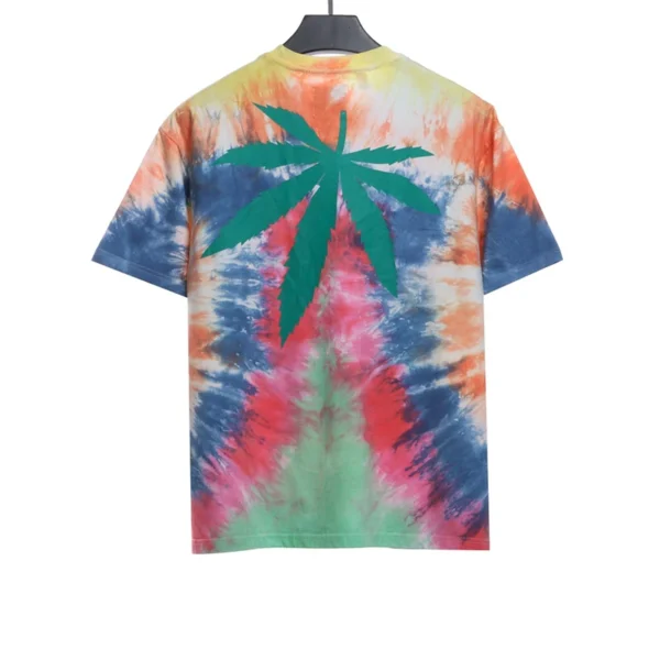 Gallery Dept Colorful Tie-dye Maple Leaf T-shirt Reps - Image 2