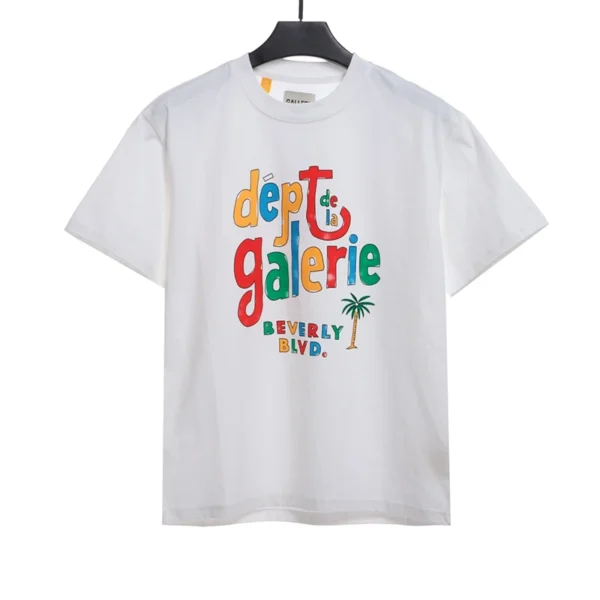Gallery Dept Multicolor Letter T-shirt Reps