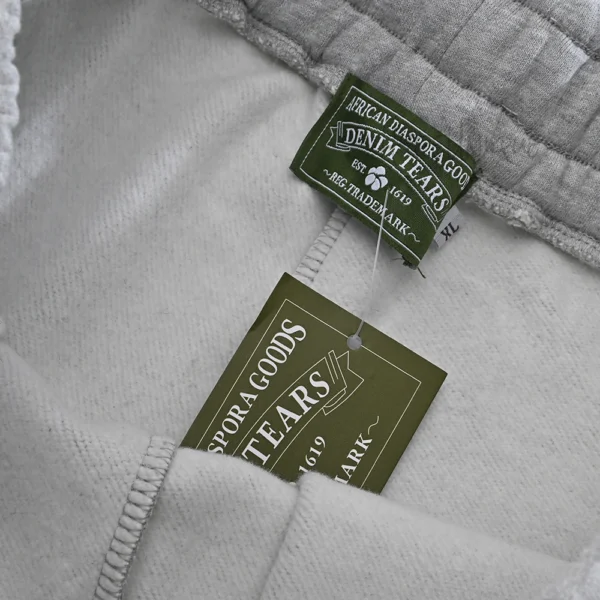 Denim Tears Cotton Wreath Sweatpants “light Gray” - Image 5