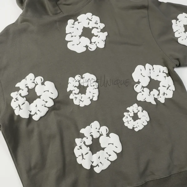 Denim Tears The Cotton Wreath Hoodie ‘dark Gray’ - Image 4