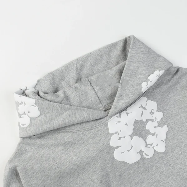 Denim Tears The Cotton Wreath Hoodie ‘light Gray’ Reps - Image 3