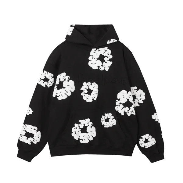 Denim Tears The Cotton Wreath Hoodie ‘black’ Reps - Image 2