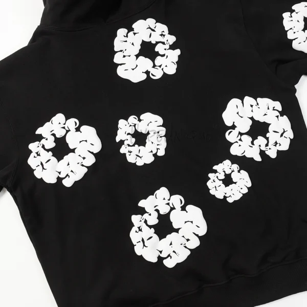 Denim Tears The Cotton Wreath Hoodie ‘black’ Reps - Image 8