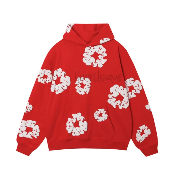 Denim Tears The Cotton Wreath Sweatshirt Red - Image 2