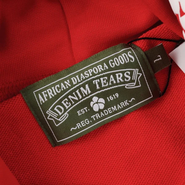 Denim Tears The Cotton Wreath Sweatshirt Red - Image 7