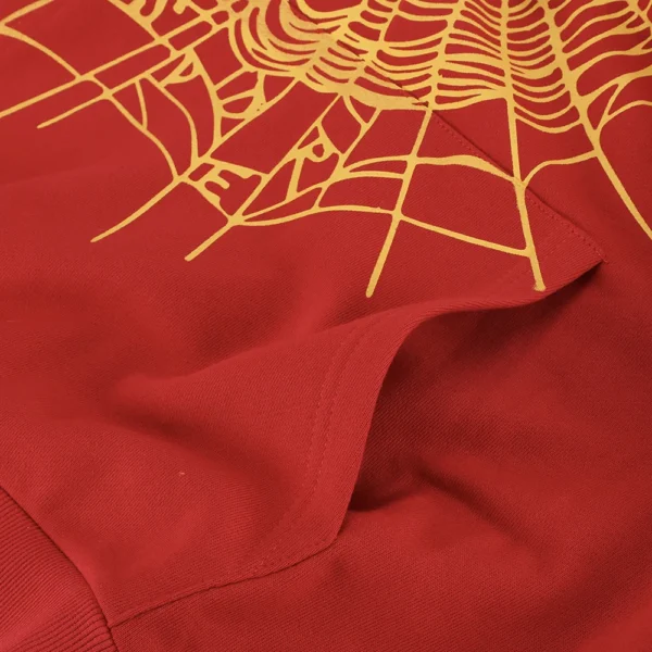 Sp5der Websuit Hoodie Red Reps - Image 6