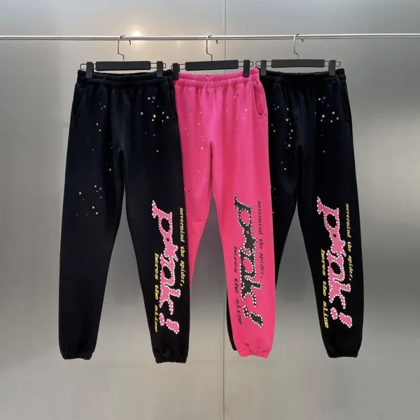 Sp5der Pant Pink And Black Reps - Image 2