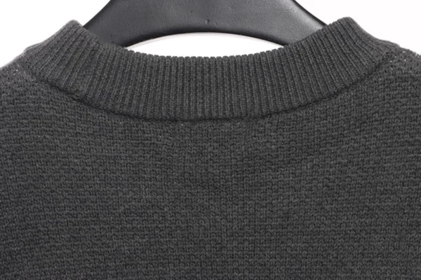 Jacquard Knit Crew Neck Sweater - Image 7