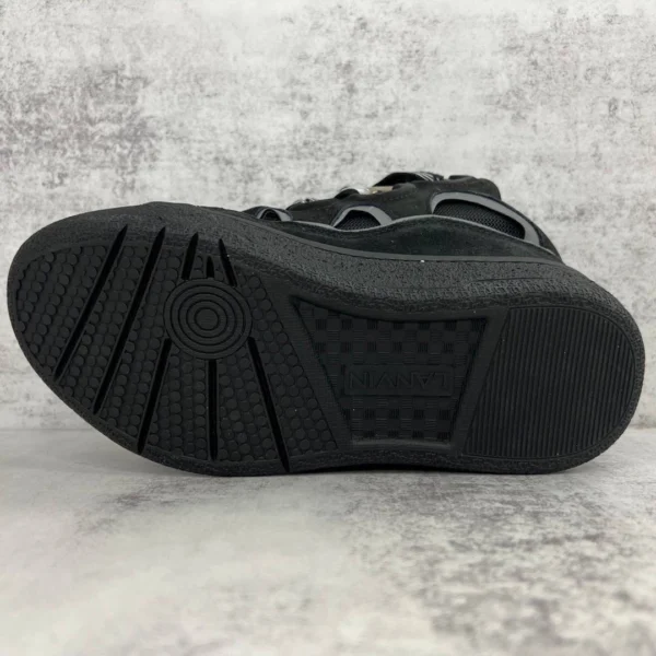 Lanvin Curb Chunky Leather Sneakers “black” - Image 6