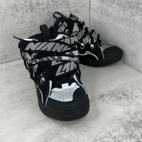 Lanvin Curb Chunky Leather Sneakers “black” - Image 2
