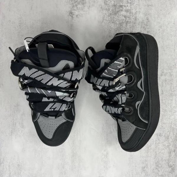 Lanvin Curb Chunky Leather Sneakers “black” - Image 10
