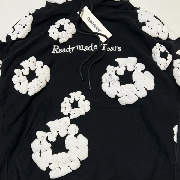 Readymade X Denim Tears Wreath Hoodie ‘black’ - Image 6