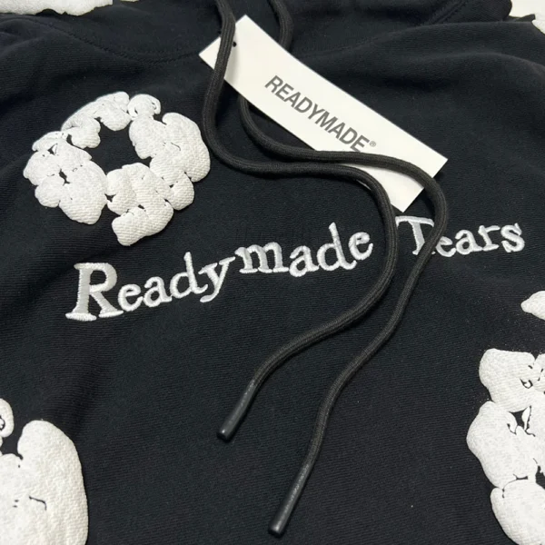 Readymade X Denim Tears Wreath Hoodie ‘black’ - Image 8