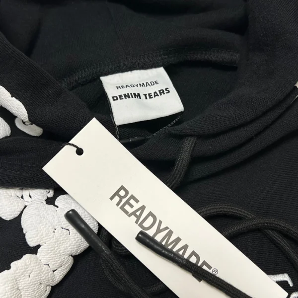 Readymade X Denim Tears Wreath Hoodie ‘black’ - Image 9