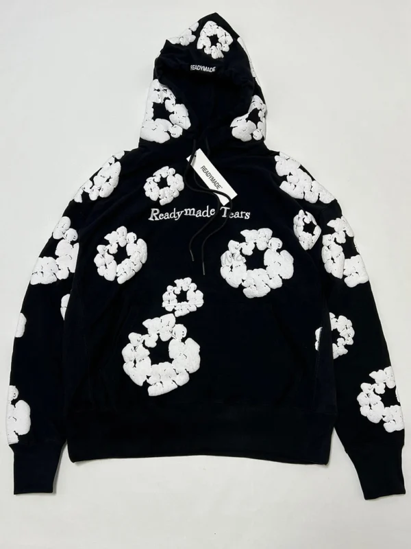 Readymade X Denim Tears Wreath Hoodie ‘black’ - Image 2