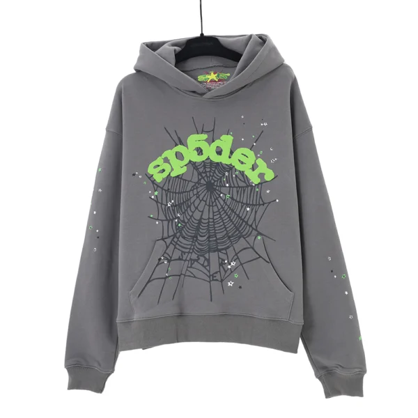 Sp5der Wait Web Hoodie - Image 6