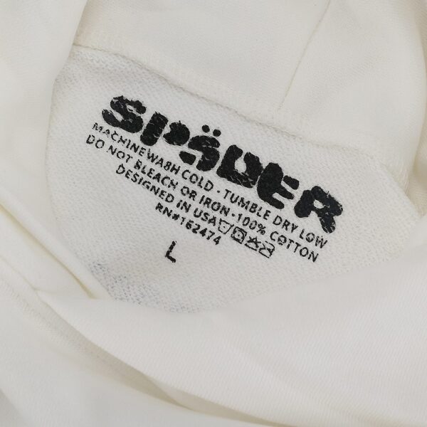 Sp5der Websuit Hoodie “x Logo” White Replica - Image 5